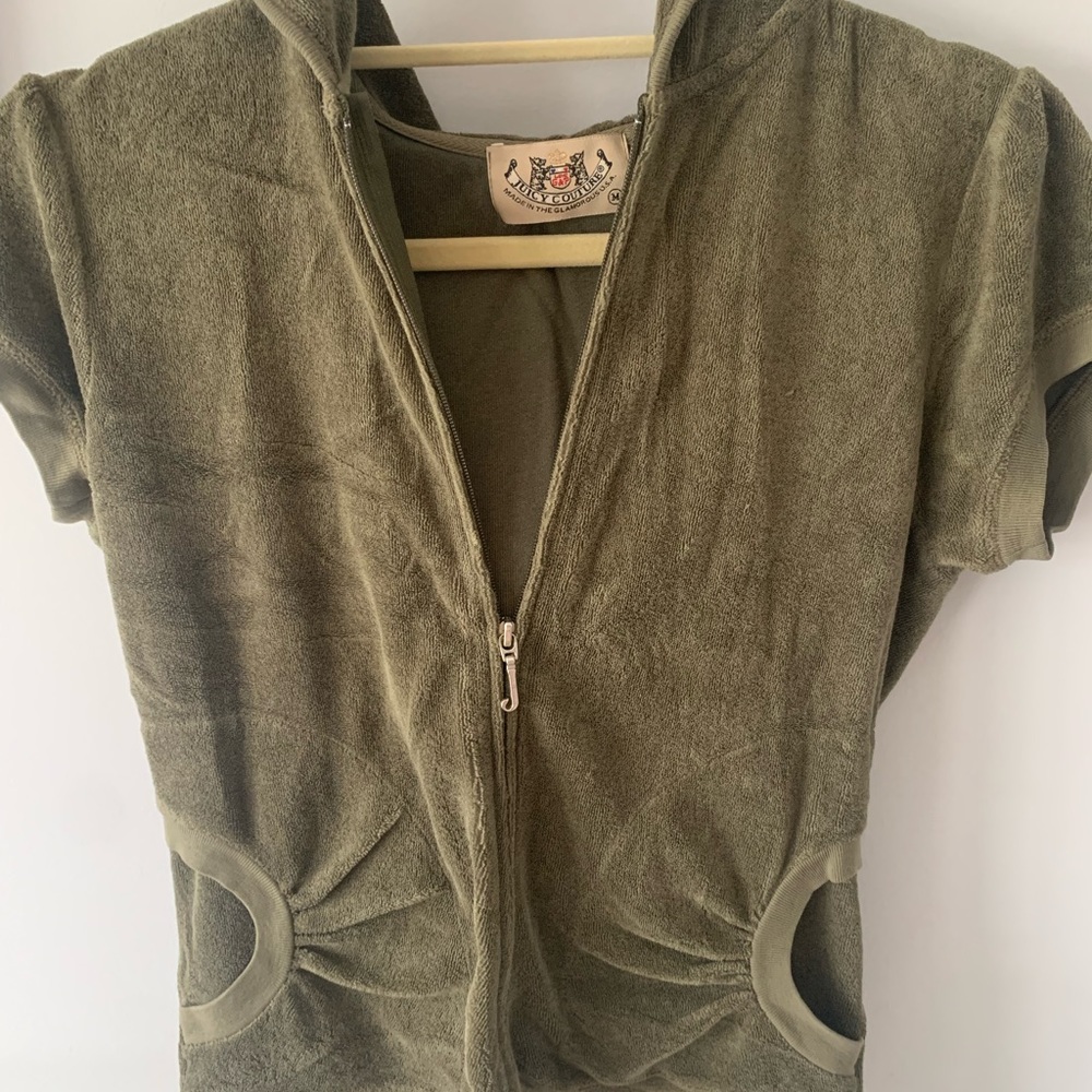 Authentic rare military style cropped pant and s/s top sz s bottom and sz m top